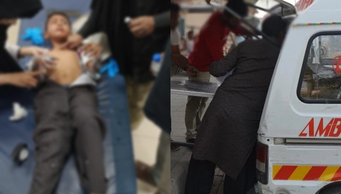 کراچی: ناظم آباد میں اسکول وین میں آگ لگ گئی، 6 بچے زخمی