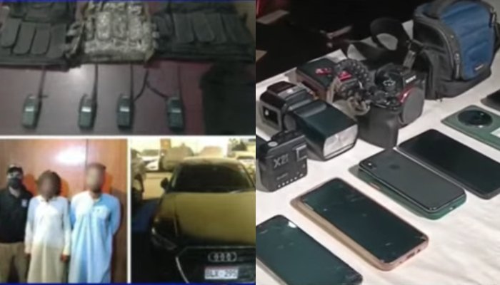 کراچی: مختلف علاقوں سے جرائم میں ملوث 4 ملزمان گرفتار، بلٹ پروف جیکٹس اور اسلحہ برآمد