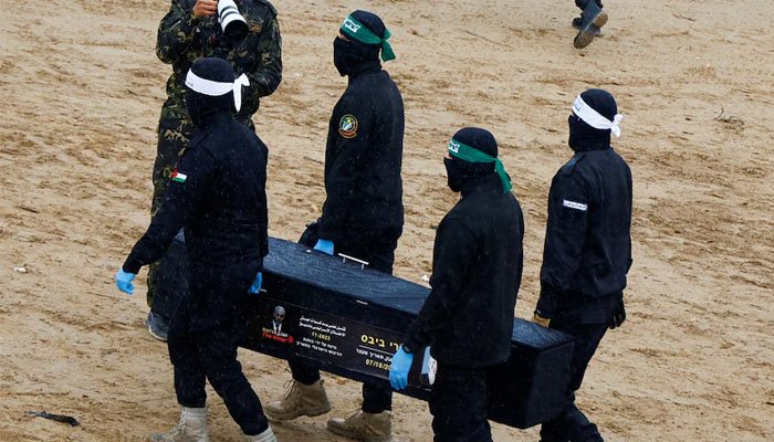 اسرائیل کی جنگ بندی کی خلاف ورزی، حماس نے مغویوں کی لاشوں کی حوالگی مؤخر کردی