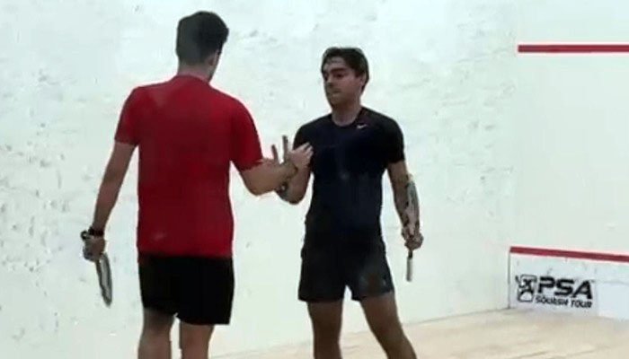 نیش کپ اسکواش ٹورنامنٹ: پاکستان کے اشعب عرفان نے بھارتی حریف ویر چھوثرانی کو شکست دیدی