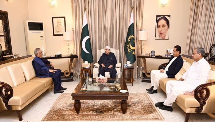 حکومتی وفد کی صدر مملکت سے ملاقات میں اہم پیش رفت، ن لیگ اور پیپلزپارٹی بیان بازی روکنے پر تیار